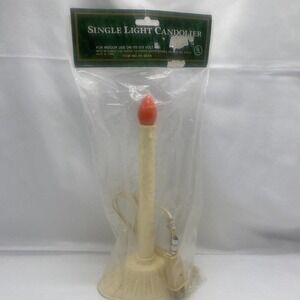 Vintage Electric Window Candle Light Christmas Wax Drip Memorial Lamp Candolier